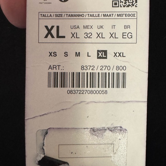 Zara- Mid Rise Leggings. XL - Picture 11 of 11